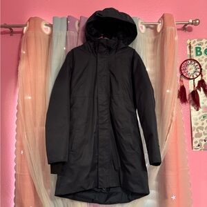 The North Face Black Insulated Jacket with Hood